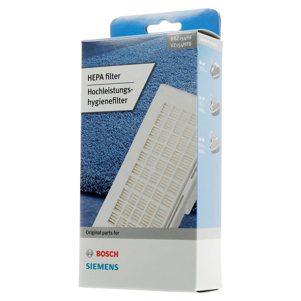 Siemens HEPA-Hygienefilter für Staubsauger BBZ154HF / VSZ5 / BSGL5
