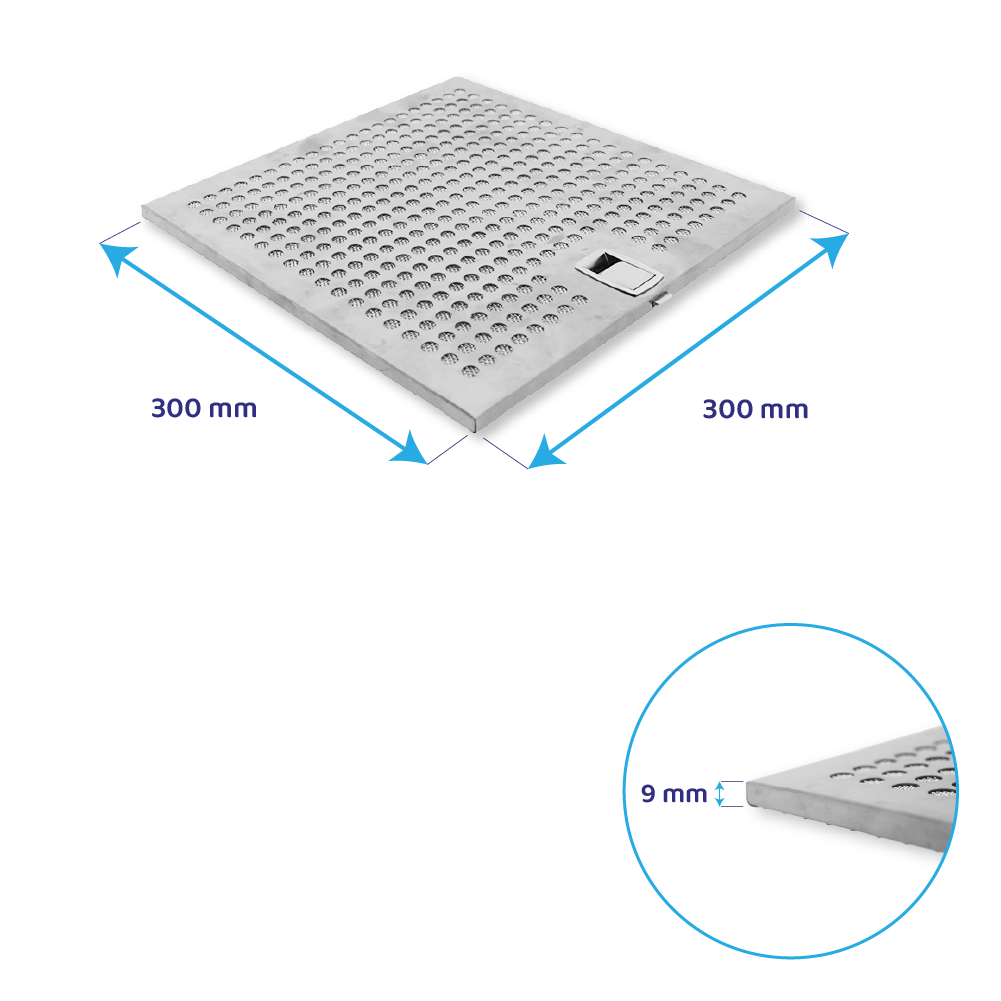 Bosch Metall-Fettfilter 300x300mm 664912 / 00664912