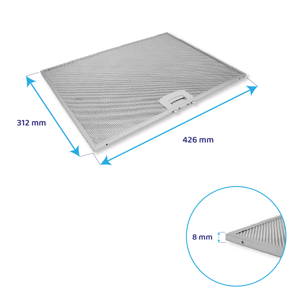 Balay Metall-fettfilter 312x426mm 671276 / 00671276