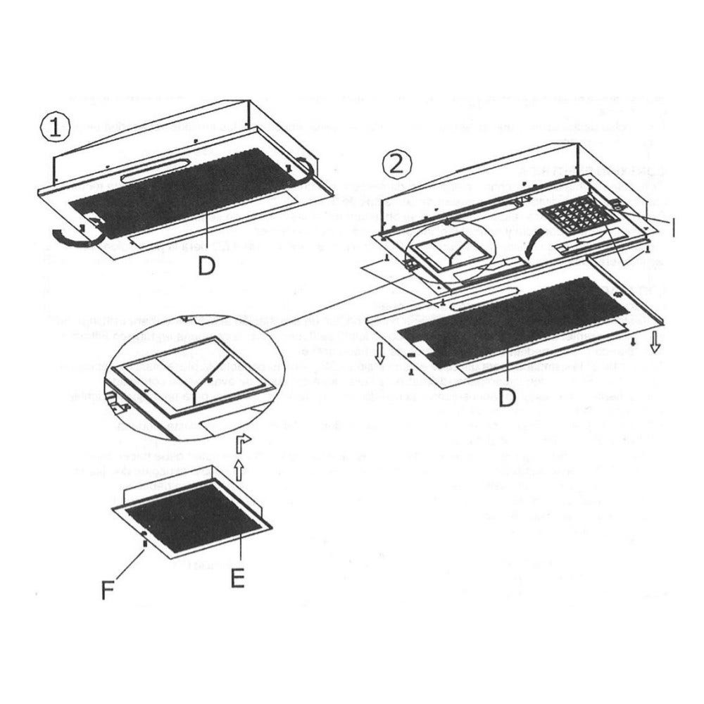 EDESA Aktivkohlefilter 02825263 (2St.)