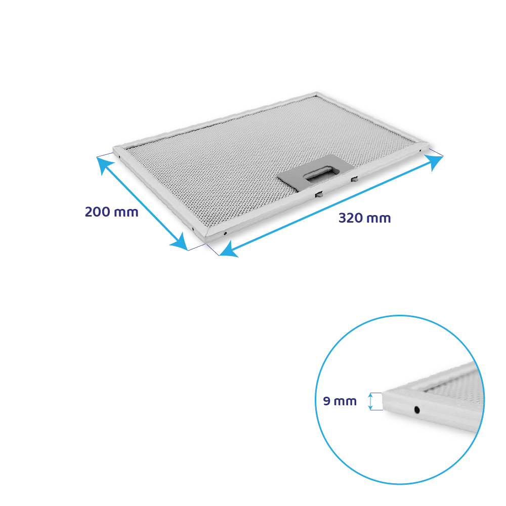 Balay Metall-Fettfilter 200x320mm 11010164