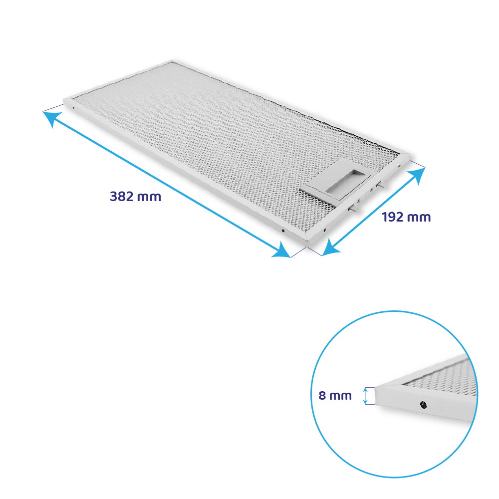 Neff Metall-Fettfilter 382x192x8mm 11022472