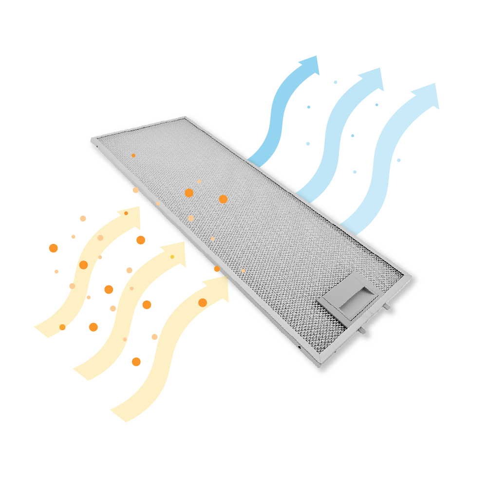 Bosch Metall-Fettfilter 482x192x8mm 11022474