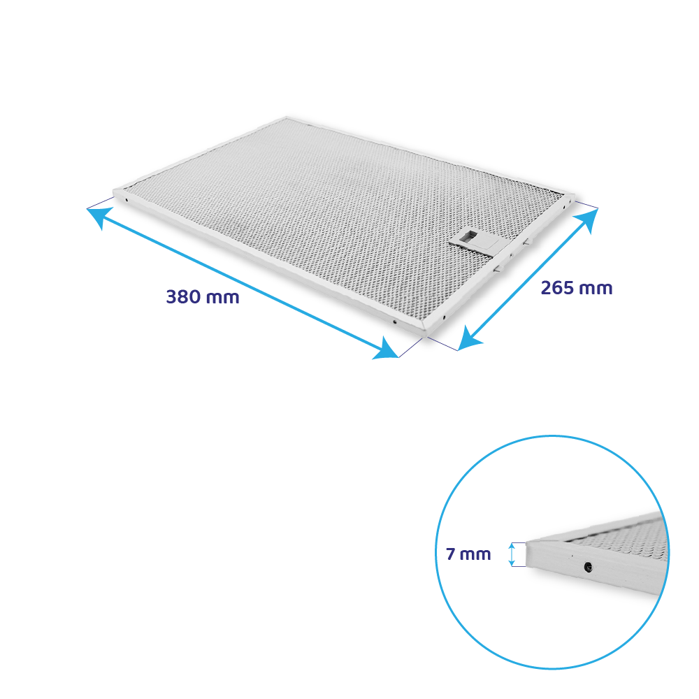 Neff Metall-Fettfilter 380x265x7mm 11022928