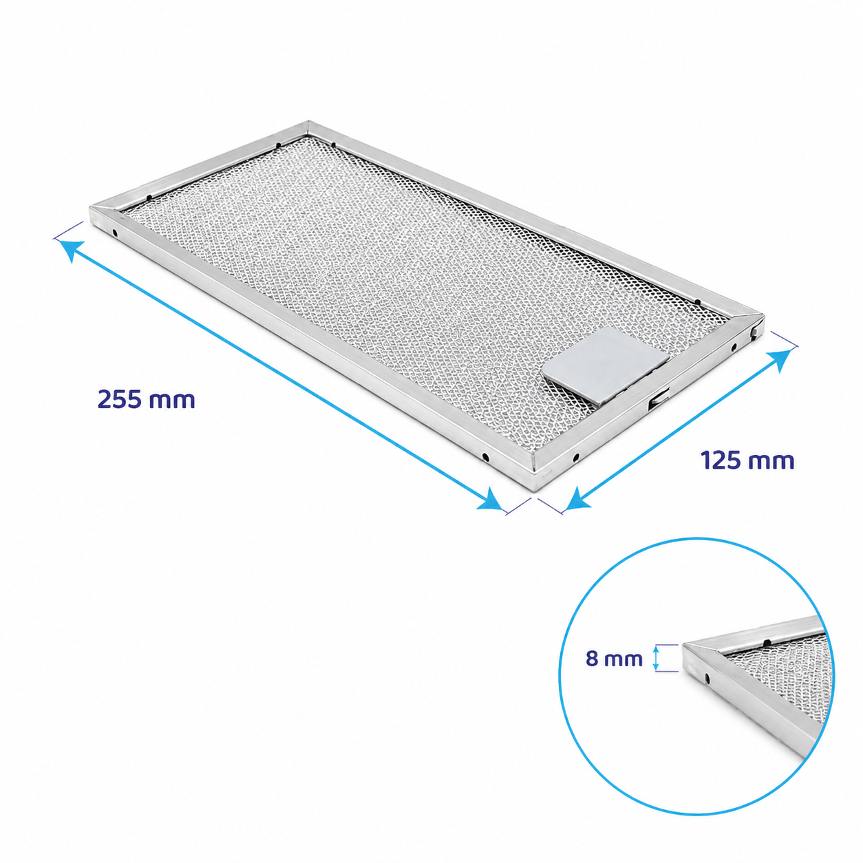 Faber Metall-Fettfilter 254x124mm 133.0200.454