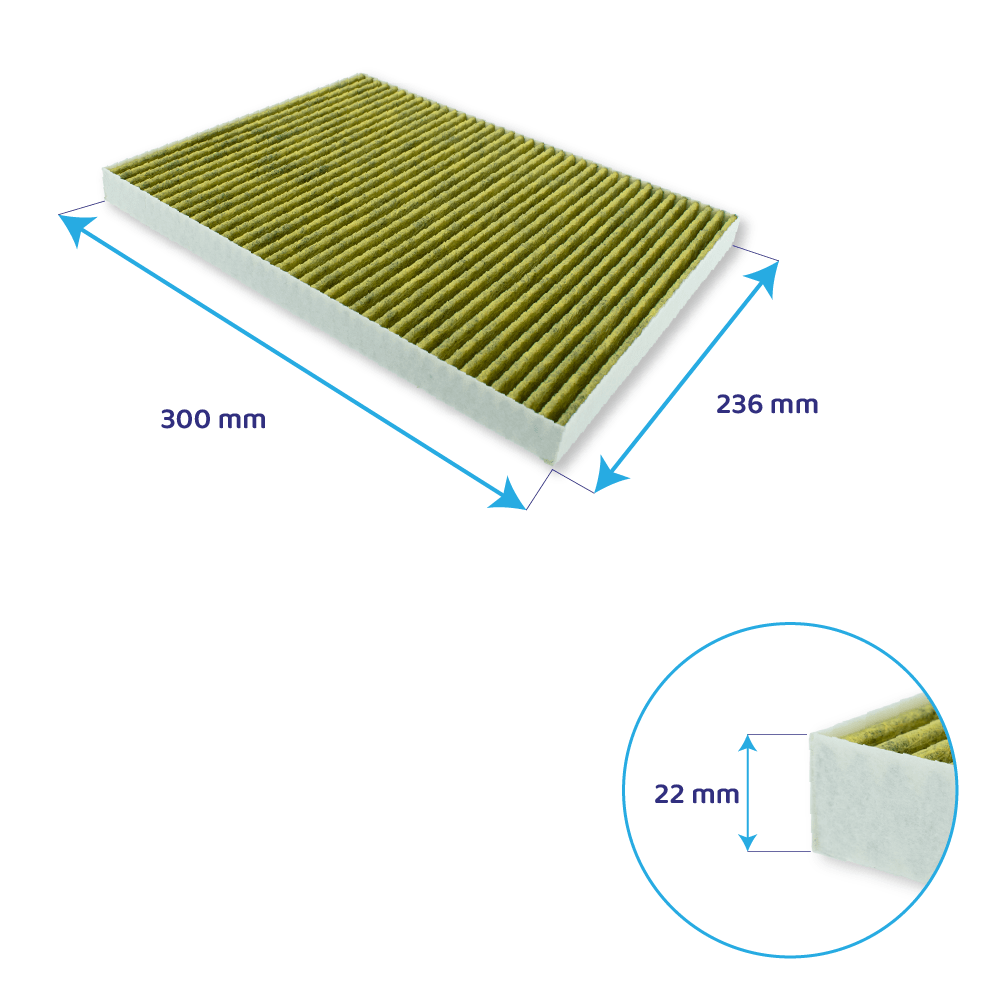 Neff CleanAir Plus Aktivkohlefilter 17004039 / Z52JXB1X6 (3St.)