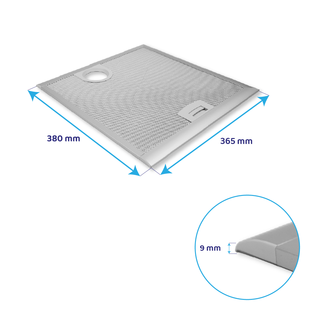 Bosch Metall-Fettfilter 380x365mm 365477 / 00365477