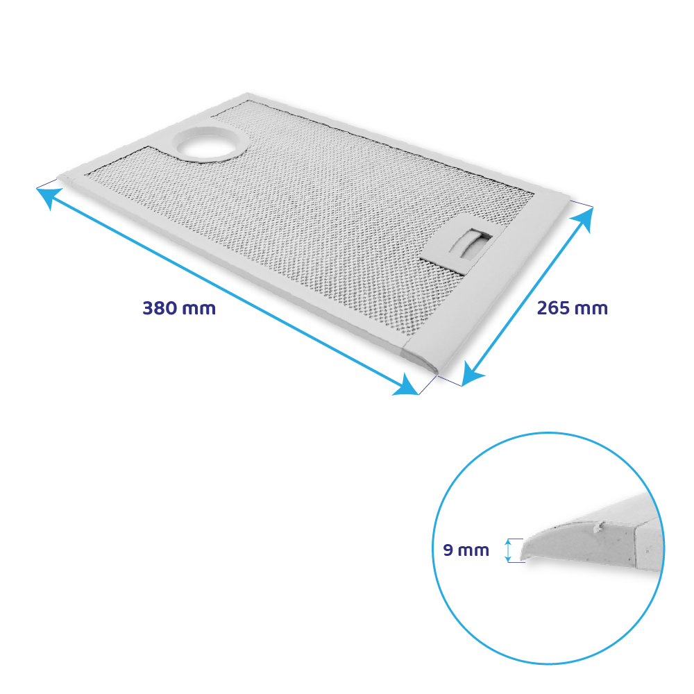 Neff Metall-Fettfilter 380x265mm 365479 / 00365479