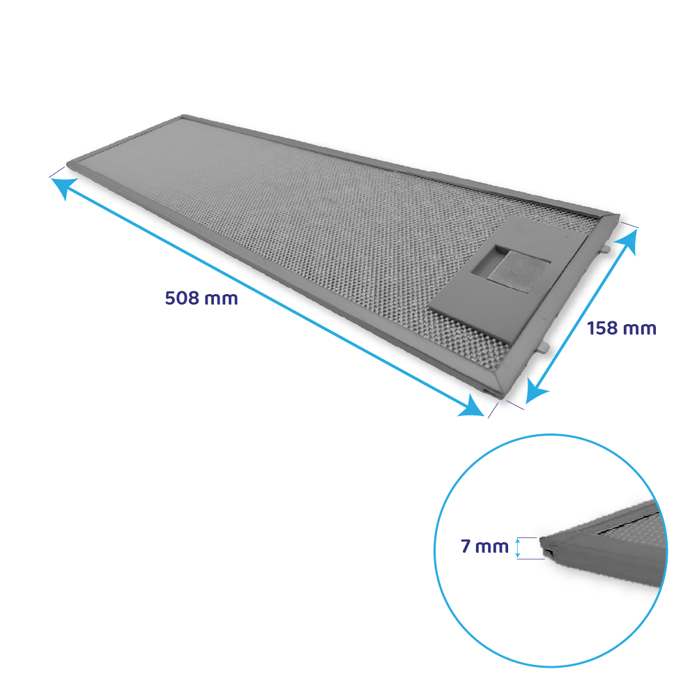Electrolux Metall-Fettfilter 508x158x7mm 4055344149