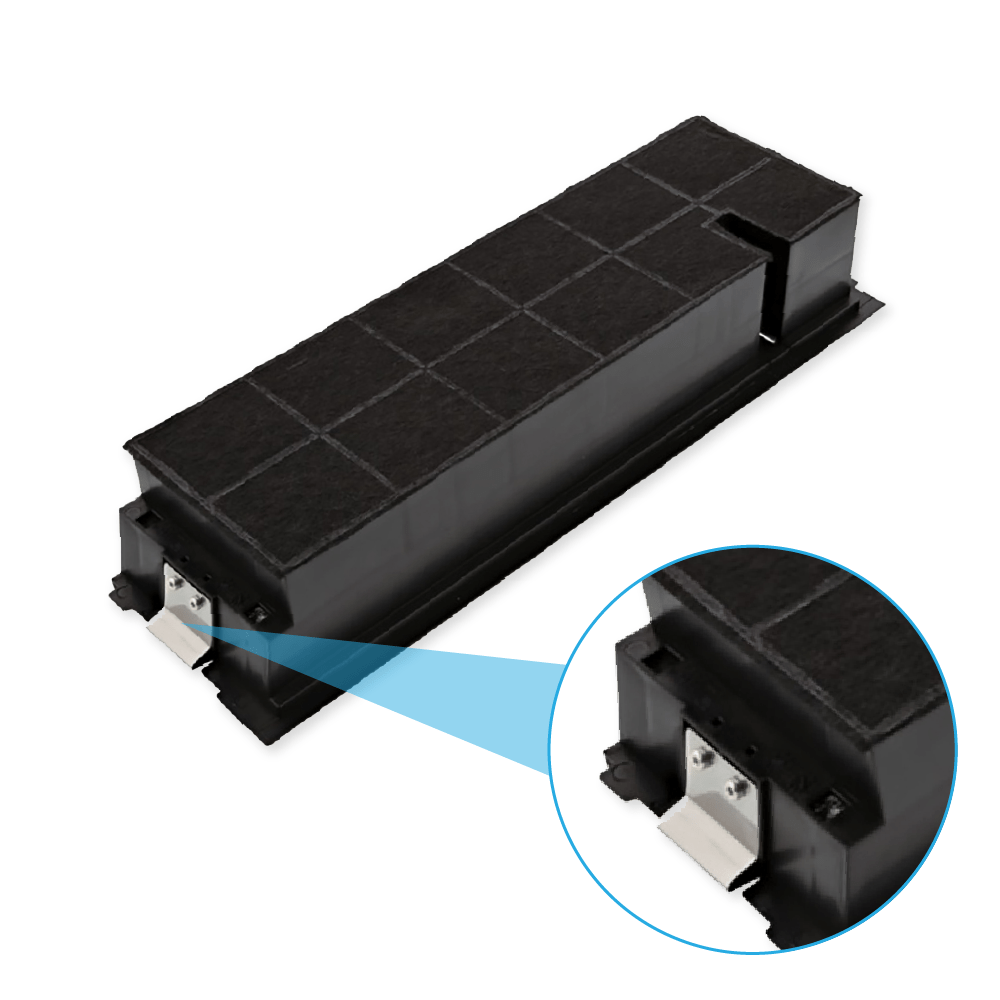 Jotekonoby Aktivkohlefilter Für Dunstabzugshauben - 2er Set, 205x30mm