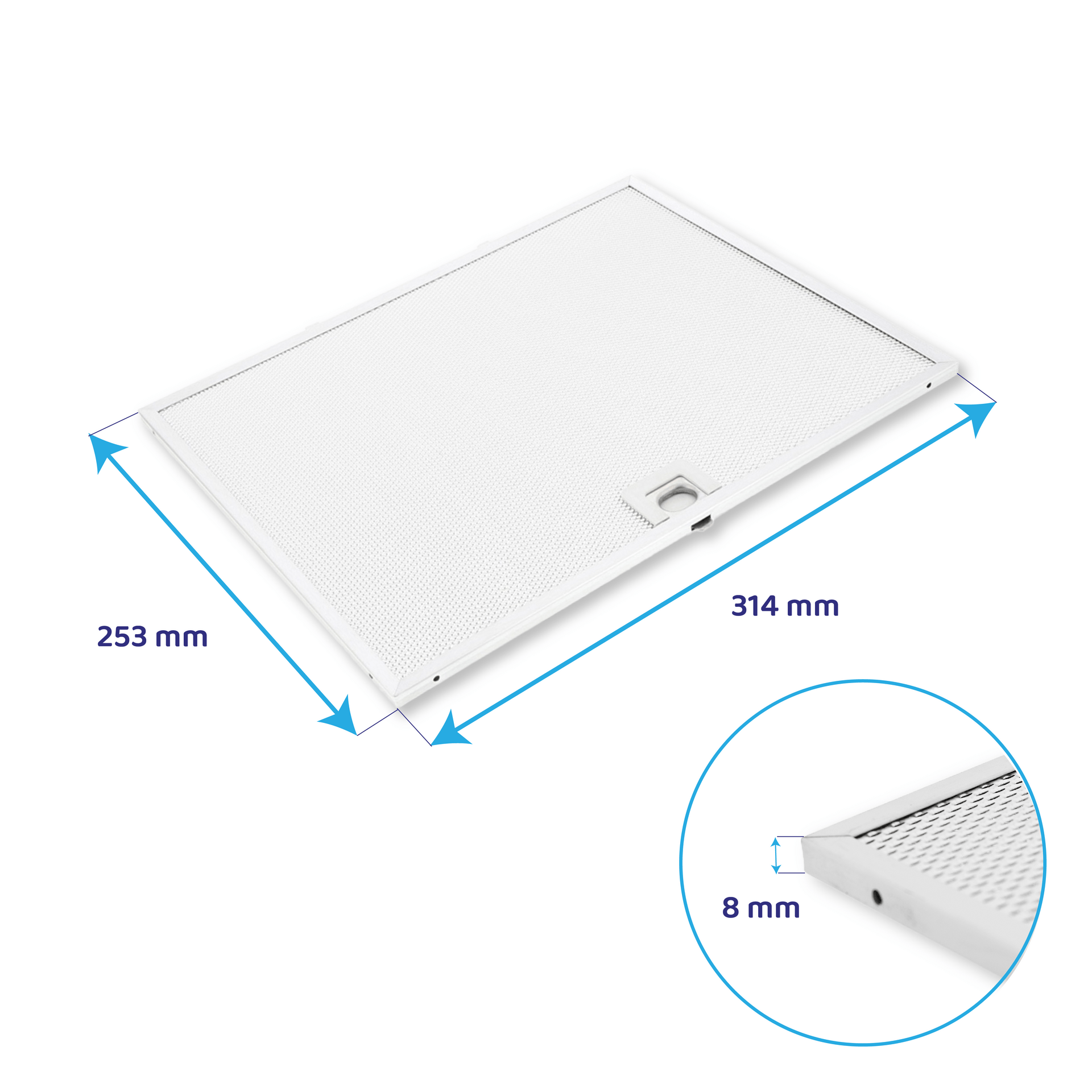 Electrolux Metall-Fettfilter 314x253mm 4055382990
