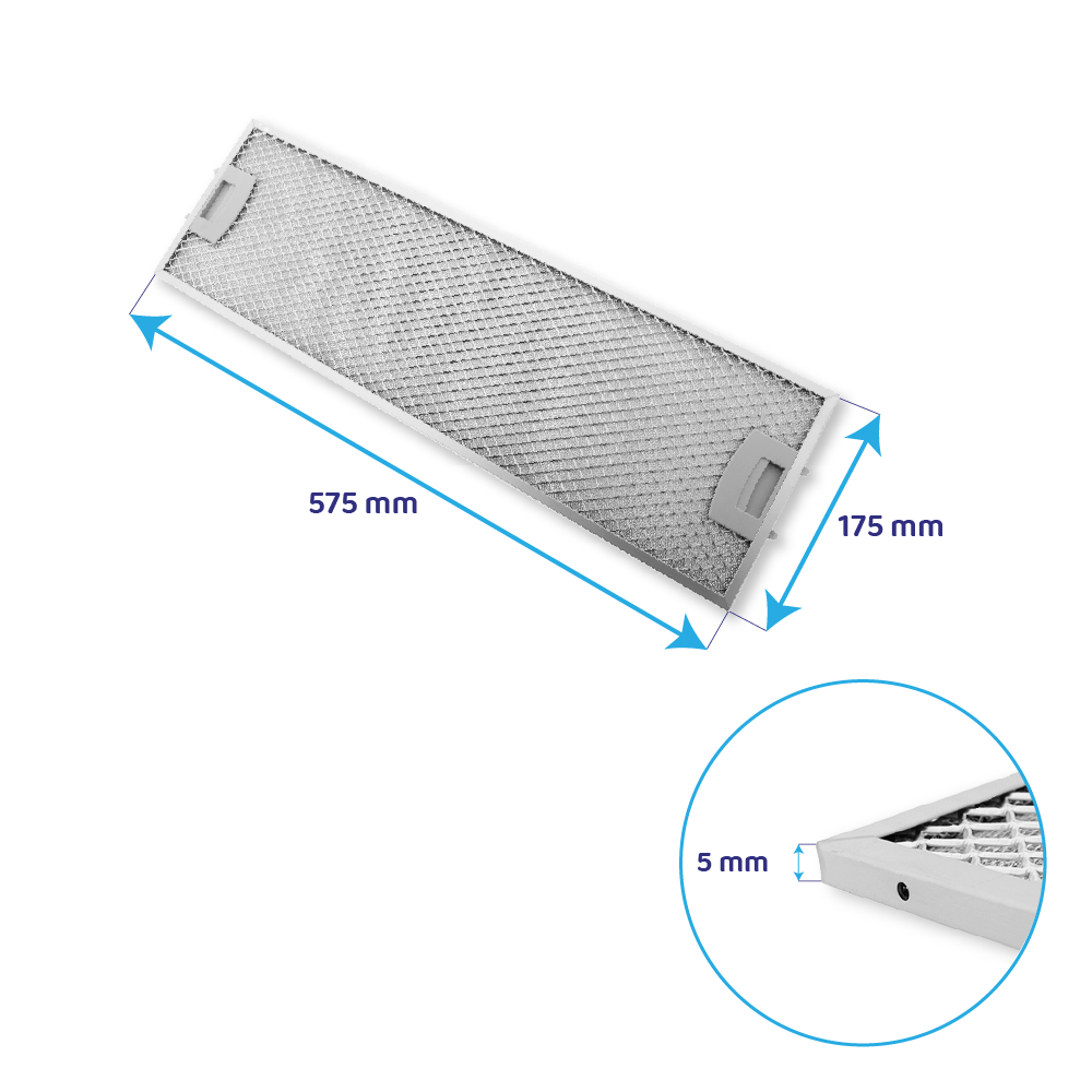 Neff Metall-Fettfilter 177x572x5mm 435249 / 00435249
