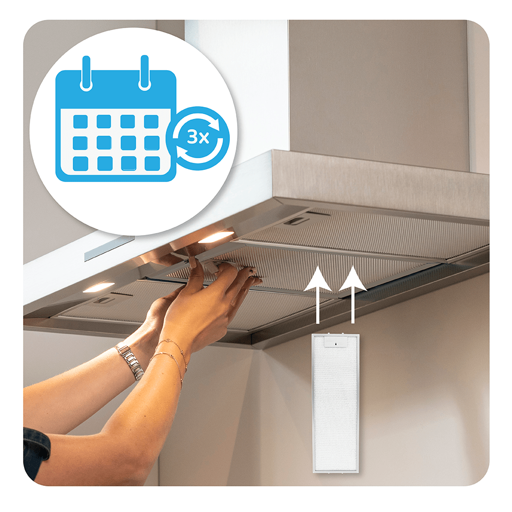 Hotpoint-Ariston Metall-Fettfilter 533x177mm 481248058305