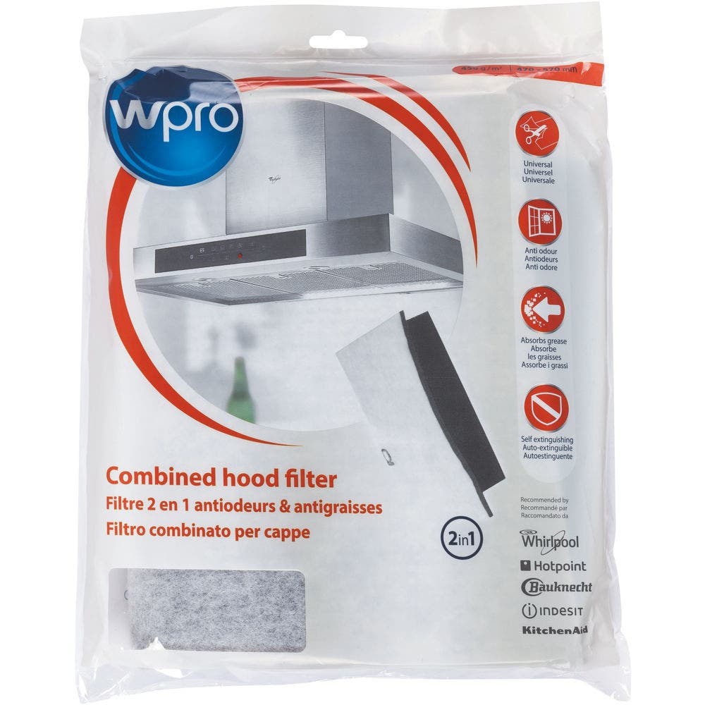 WPRO 2 in 1 Aktivkohlefilter UCF016