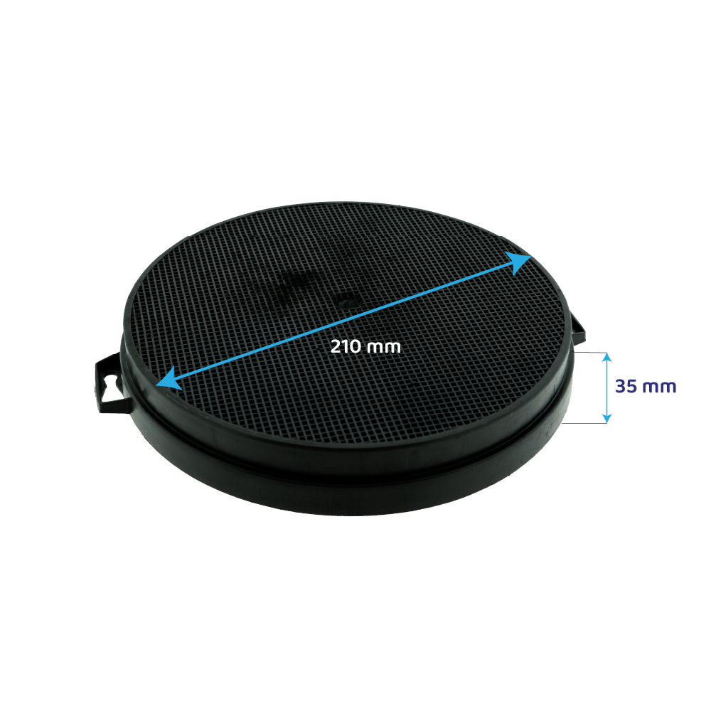 Bauknecht Aktivkohlefilter Type B210 / CHF210/1 / FAC539