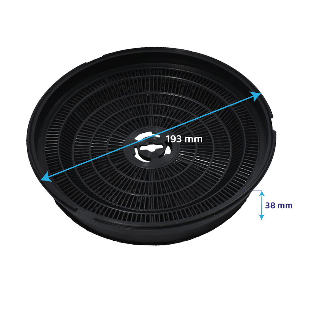 Indesit Aktivkohlefilter 484000008647 / CHF180 / D180 / CHF180-1