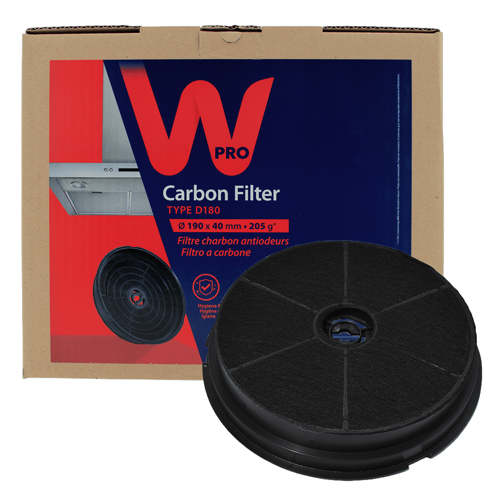 WPRO Aktivkohlefilter Typ D180 / CHF180