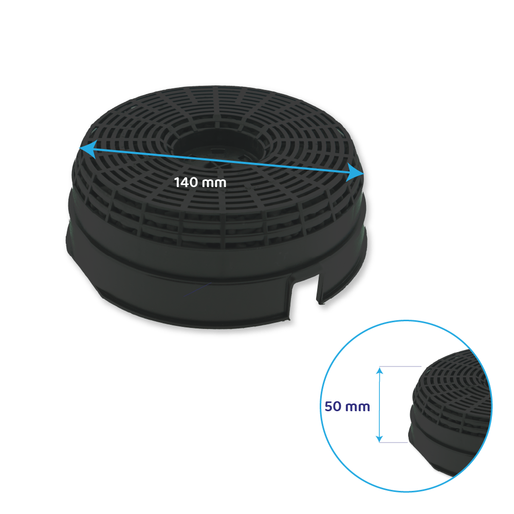 Aktivkohlefilter geeignet für Ikea NYTTIG FIL 220 (2St.)