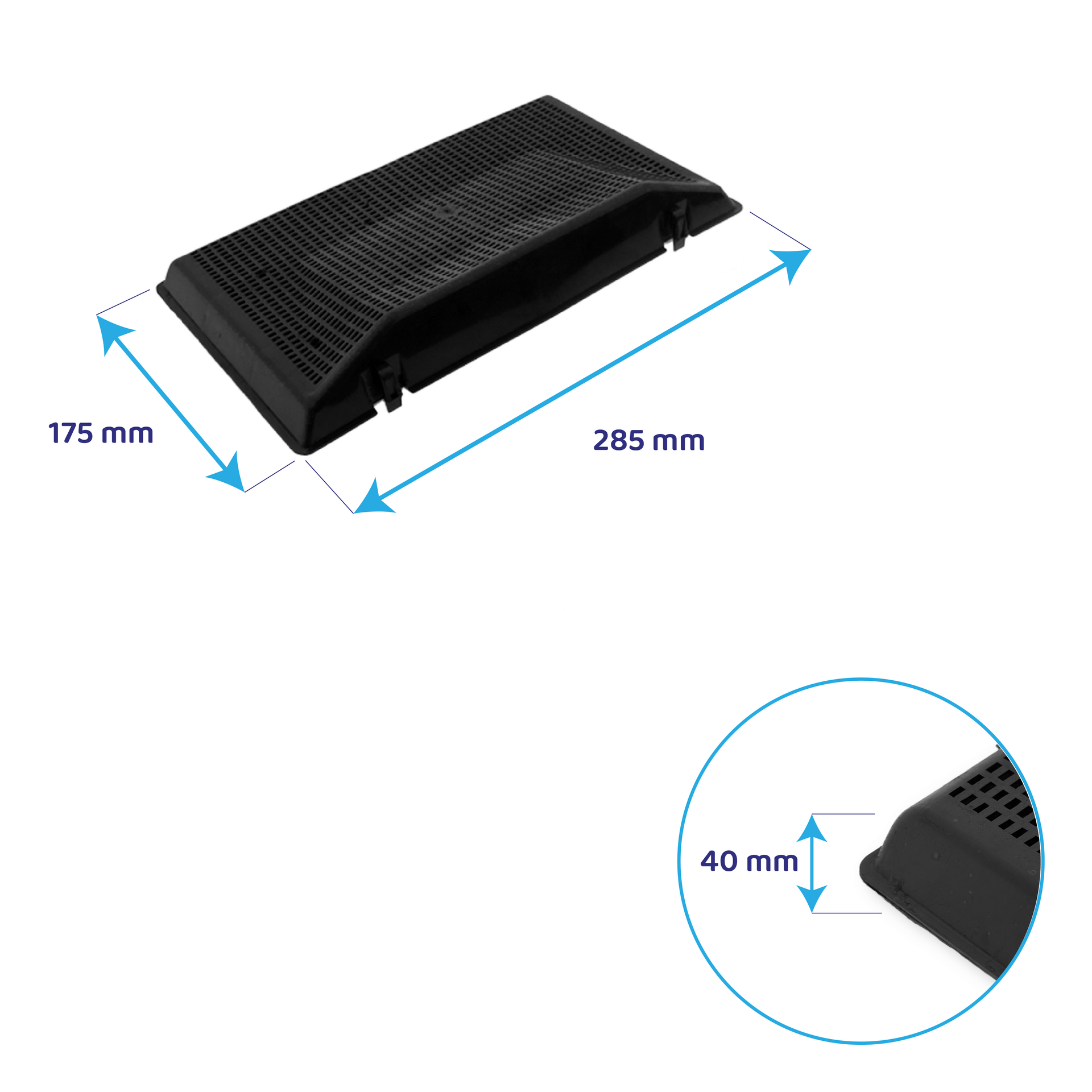 Quelle Koolstoffilter 484000008786 / 481249038017 (2St.)