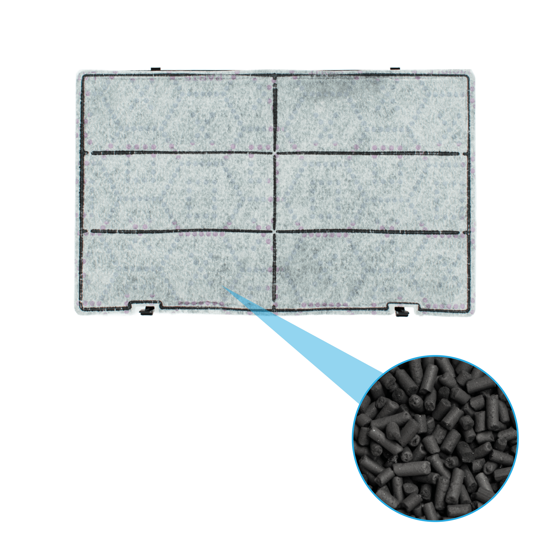 Quelle Koolstoffilter 484000008786 / 481249038017 (2St.)
