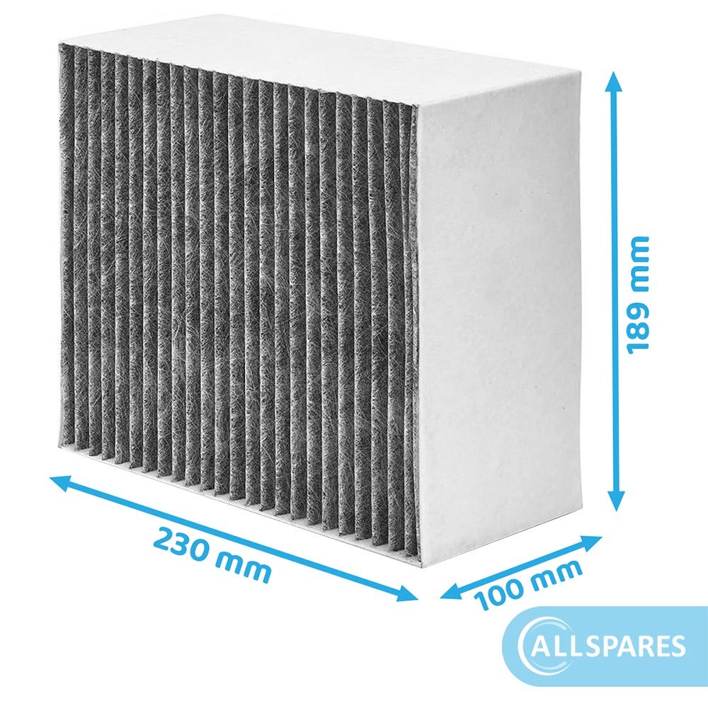 CleanAir Aktivkohlefilter geeignet für Constructa 11033934 / 11017314