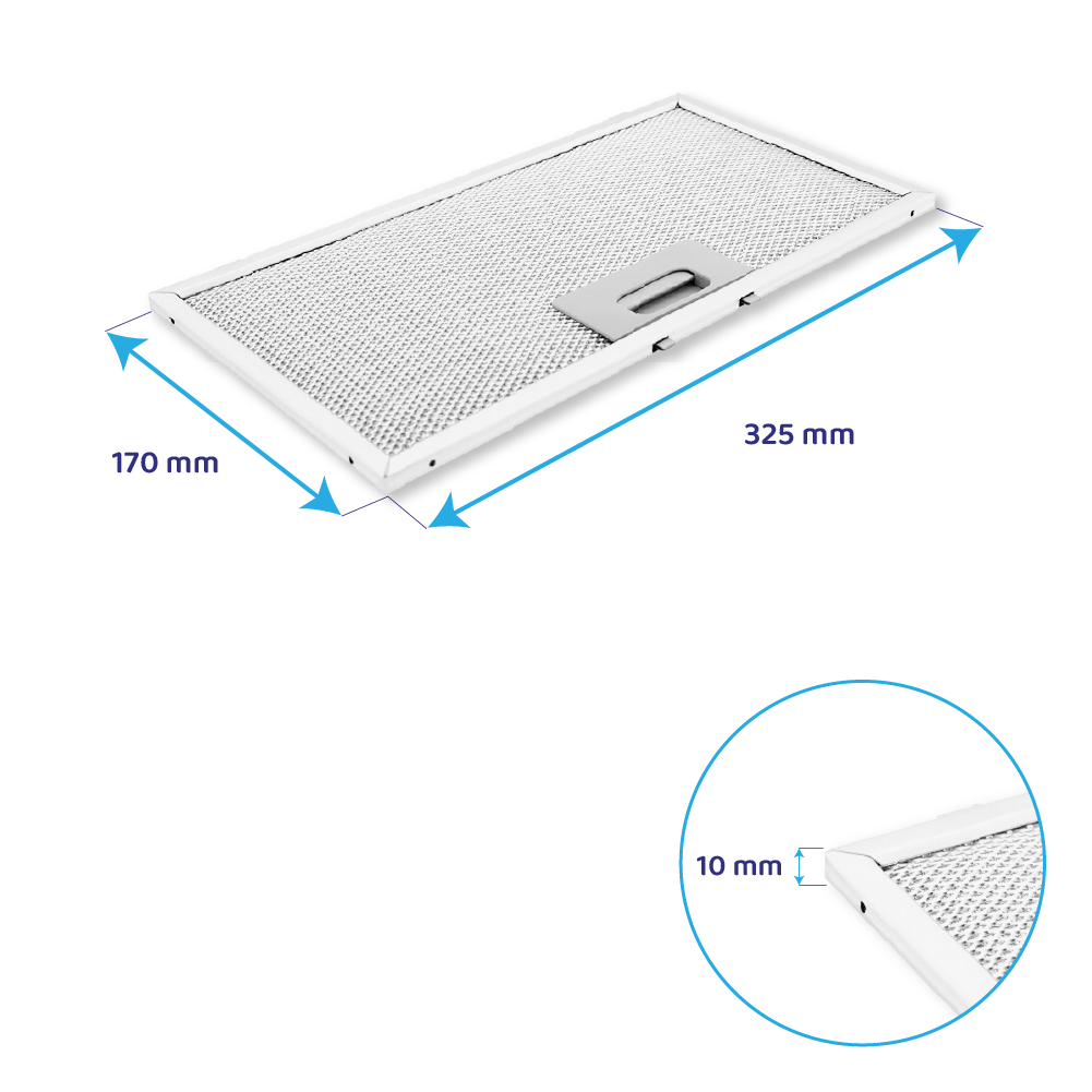 Electrolux Metall-Fettfilter 325x170mm 80871536