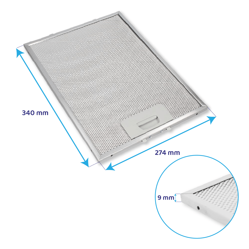 Teka Metall-Fettfilter 340x274mm 81484013