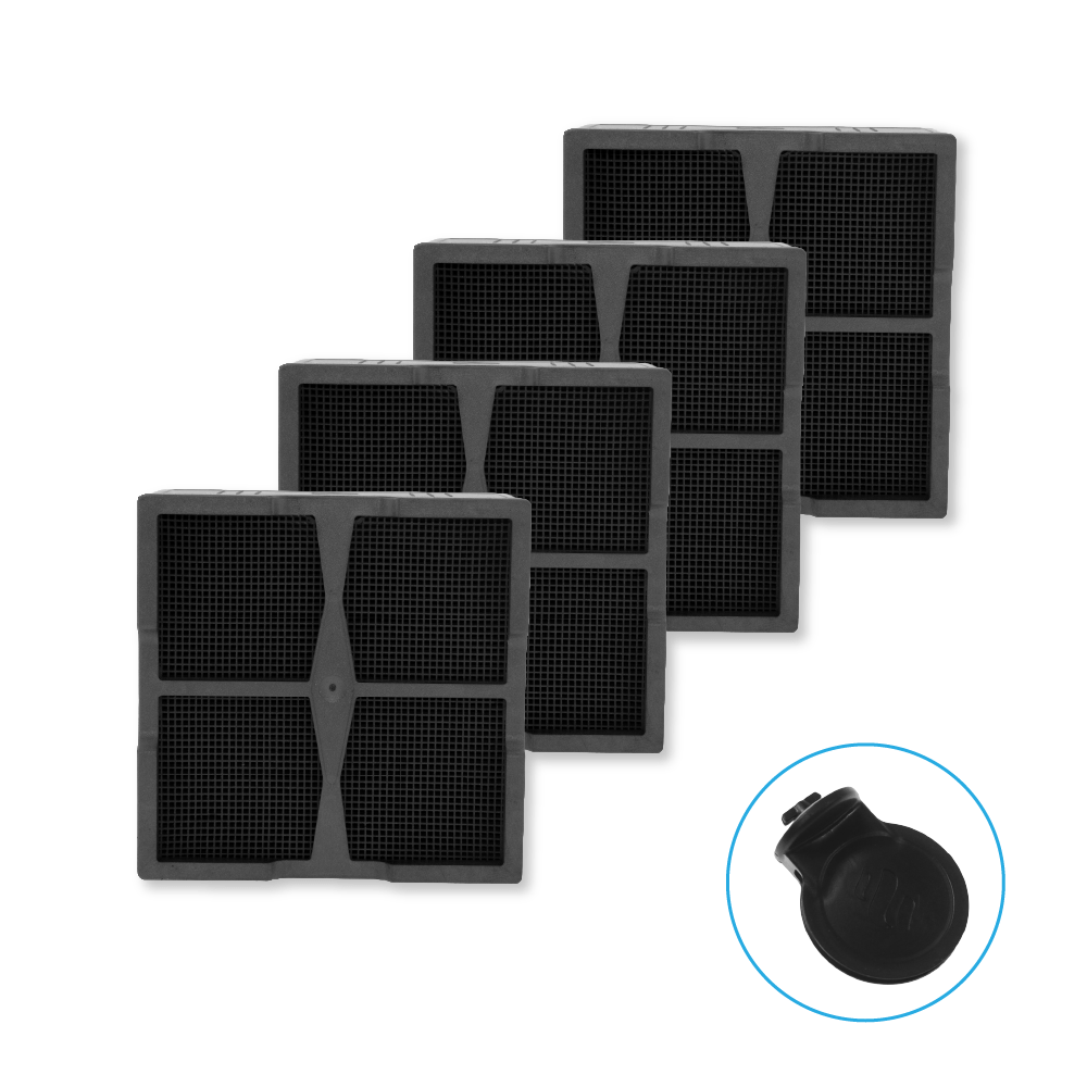 Keramikfilter geeignet für Elica NikolaTesla KIT0120952 (4 St.)