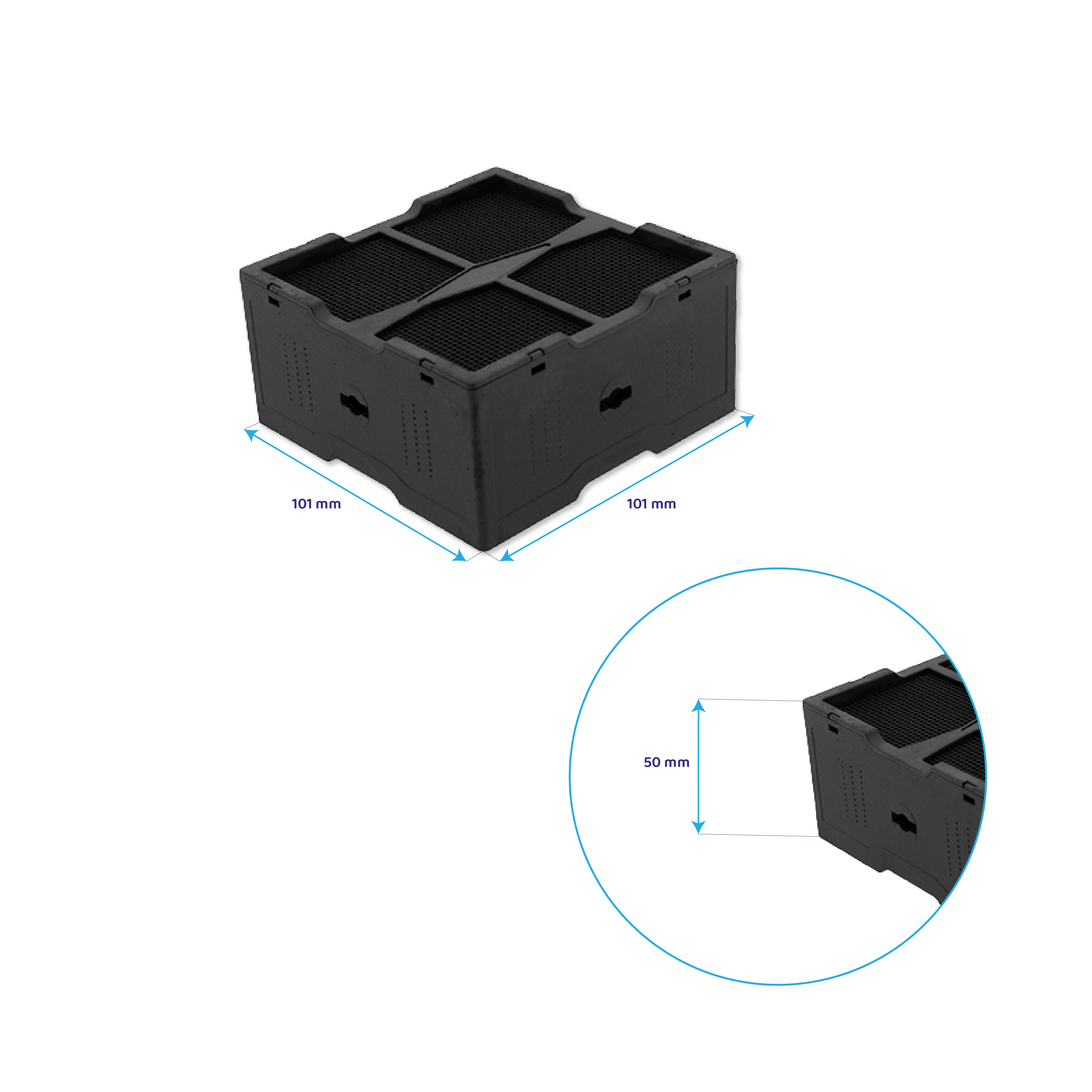 Keramikfilter geeignet für Beko KIT0120952 | FCB0132356B | (4St.)