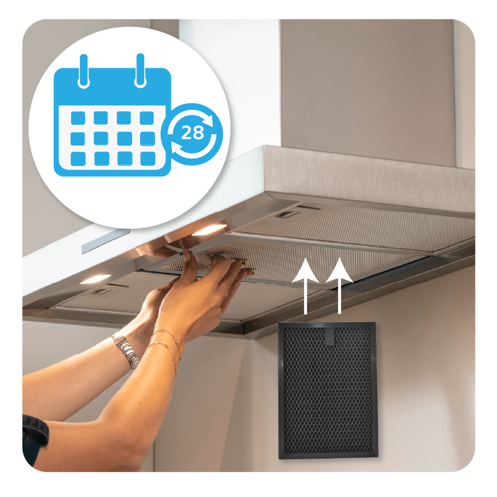 Regenerierbarer Aktivkohlefilter geeignet für Electrolux 140237131010
