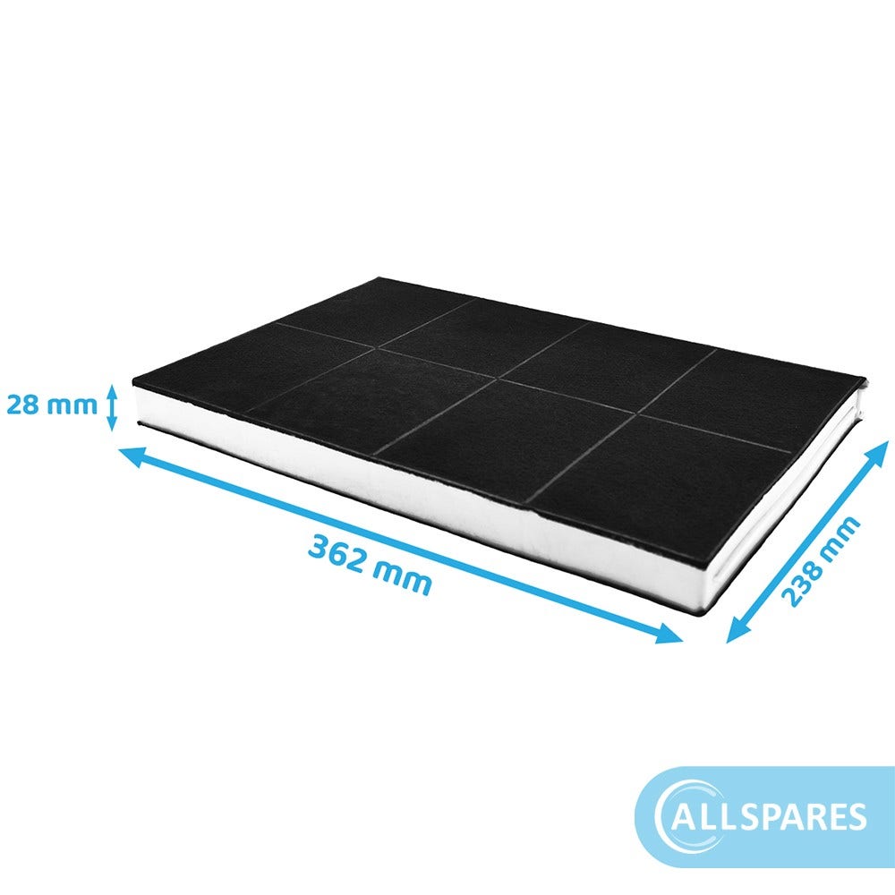 Aktivkohlefilter geeignet für Constructa 460008 / 00460008