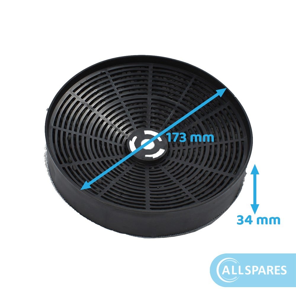 Aktivkohlefilter geeignet für Zanussi 9029793792 / MCFE41