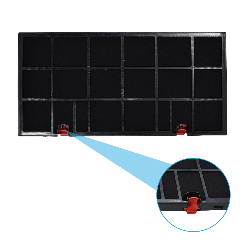 Longlife Aktivkohlefilter geeignet für Fagor Type 150