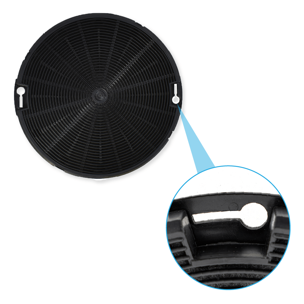 Aktivkohlefilter geeignet für Franke 112.0067.942 (2St.)