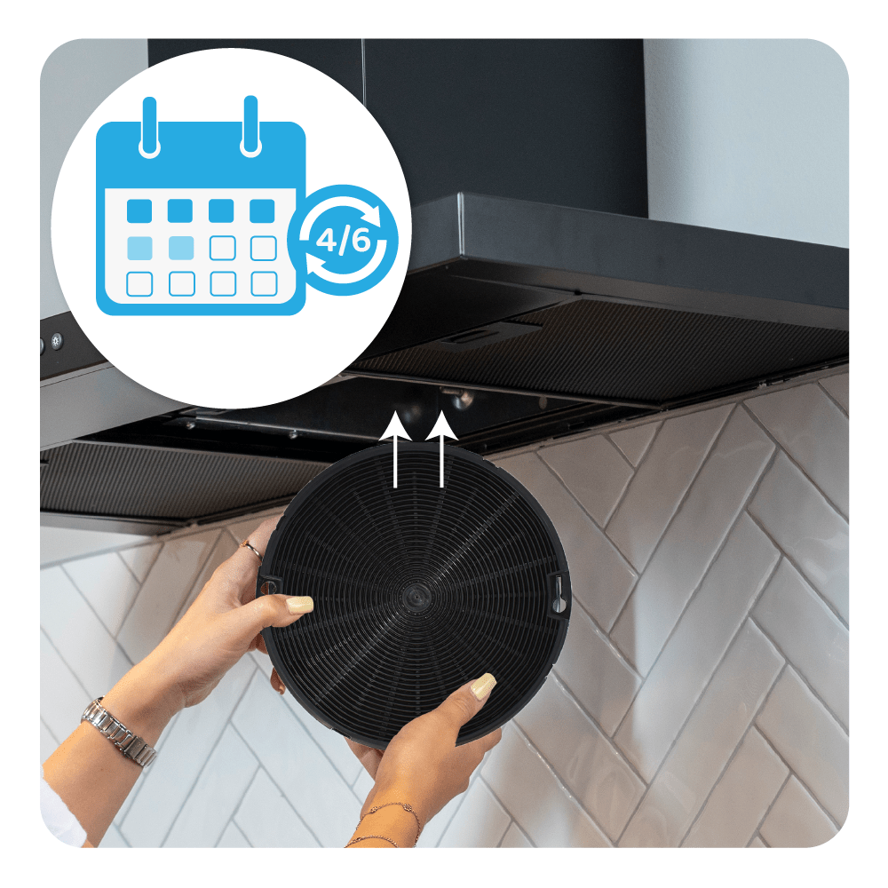 Aktivkohlefilter geeignet für Franke 112.0067.942 (2St.)