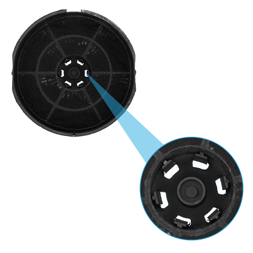 Aktivkohlefilter geeignet für Brandt AFC-36 (2St.)