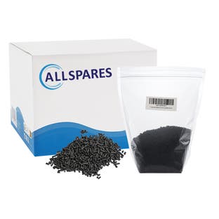 Allspares Aktivkohlegranulat Nachfüllpack geeignet für Berbel und Wesco Dunstabzugshauben (1000 g)