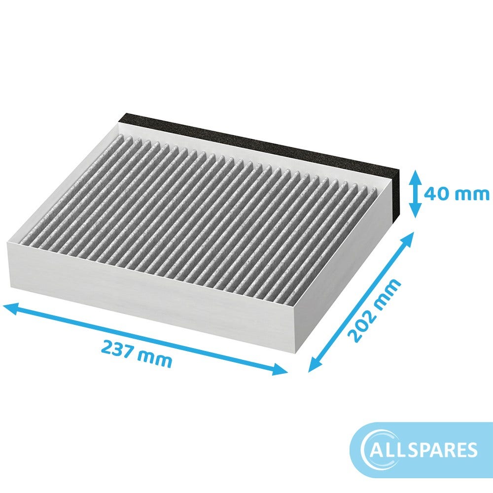 CleanAir Aktivkohlefilter geeignet für Blaupunkt 11049701