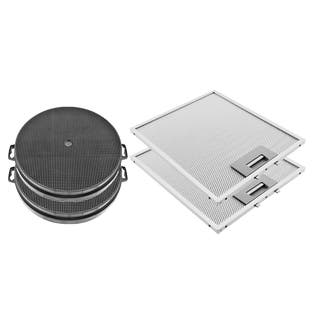 Kohlefilter (2 Stk.) + Metallfilter (2 Stk.) geeignet für Brandt AD1070X