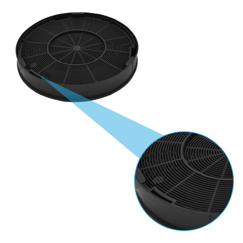 Aktivkohlefilter geeignet für Pelgrim KF93 (2St.)