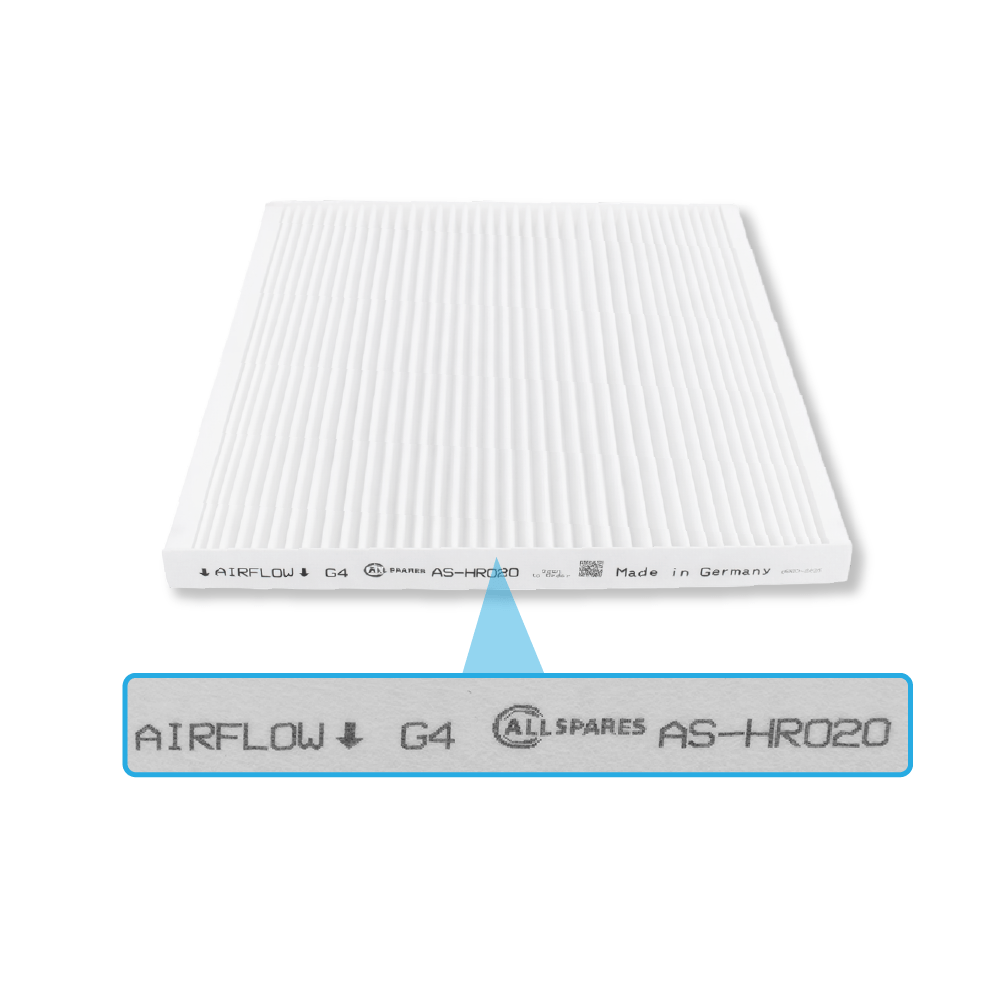 Filter F7/G4 geeignet für Vasco DX4 / DX5 / DX6 (2St.)