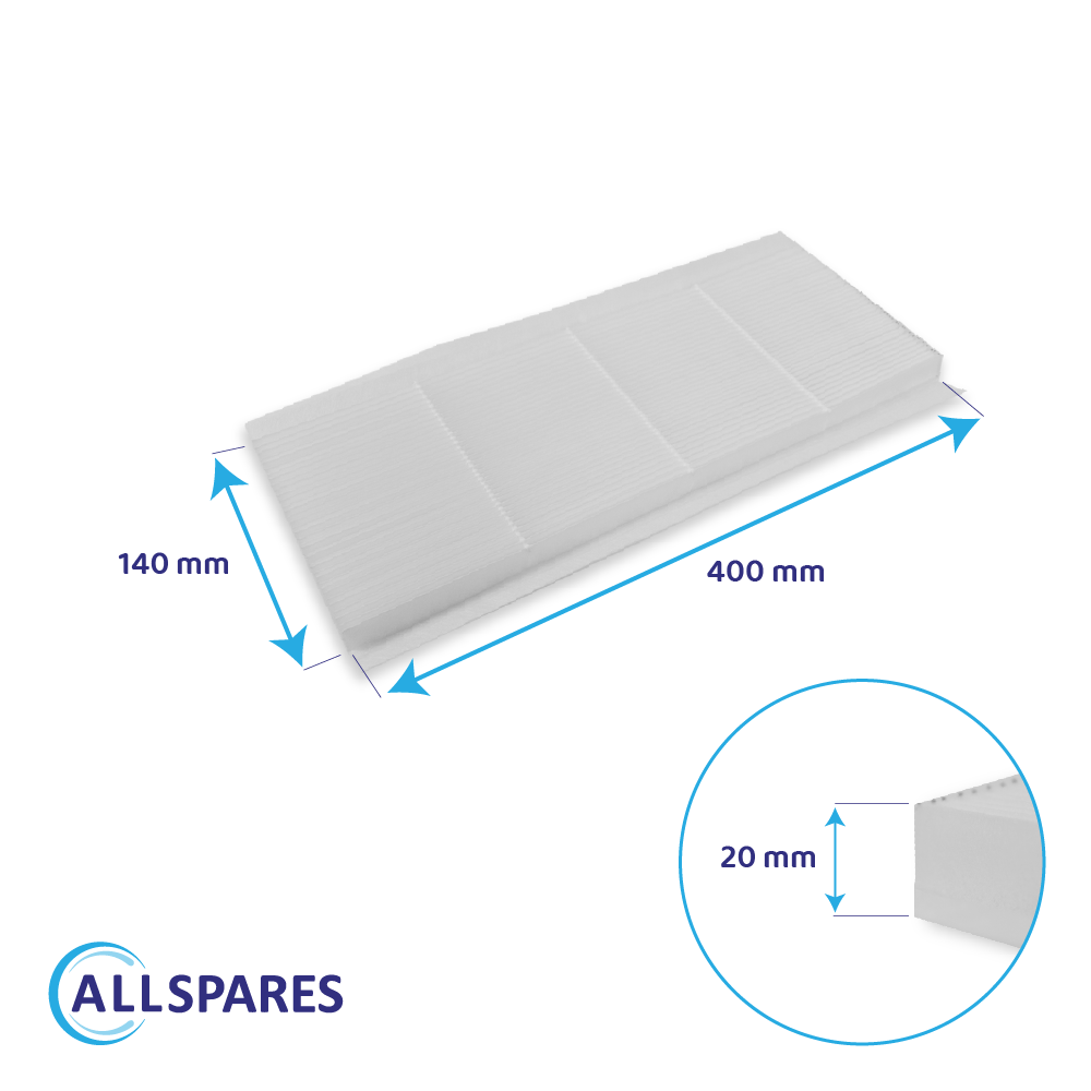 Filter F7 geeignet für Itho Daalderop HRU BVF / HRU ECO 350 HR (2St.)