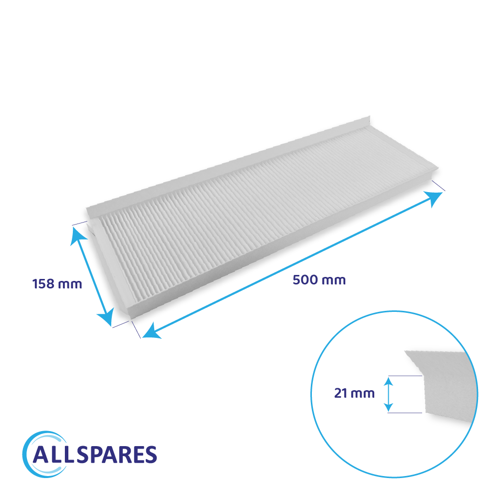 Filter G4 + Aktivkohlefilter geeignet für Zehnder ComfoAir Q350/450/600
