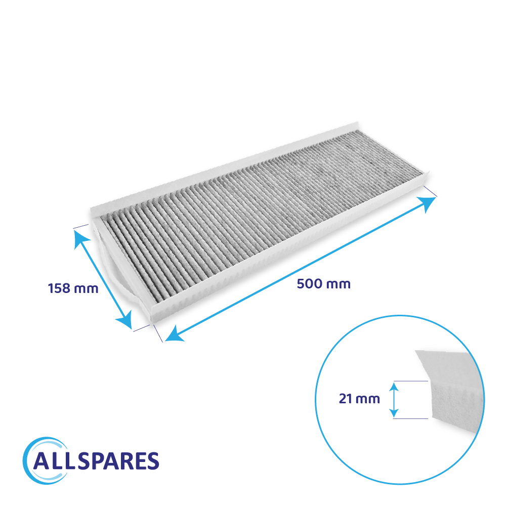 Filter G4 + Aktivkohlefilter geeignet für Zehnder ComfoAir Q350/450/600