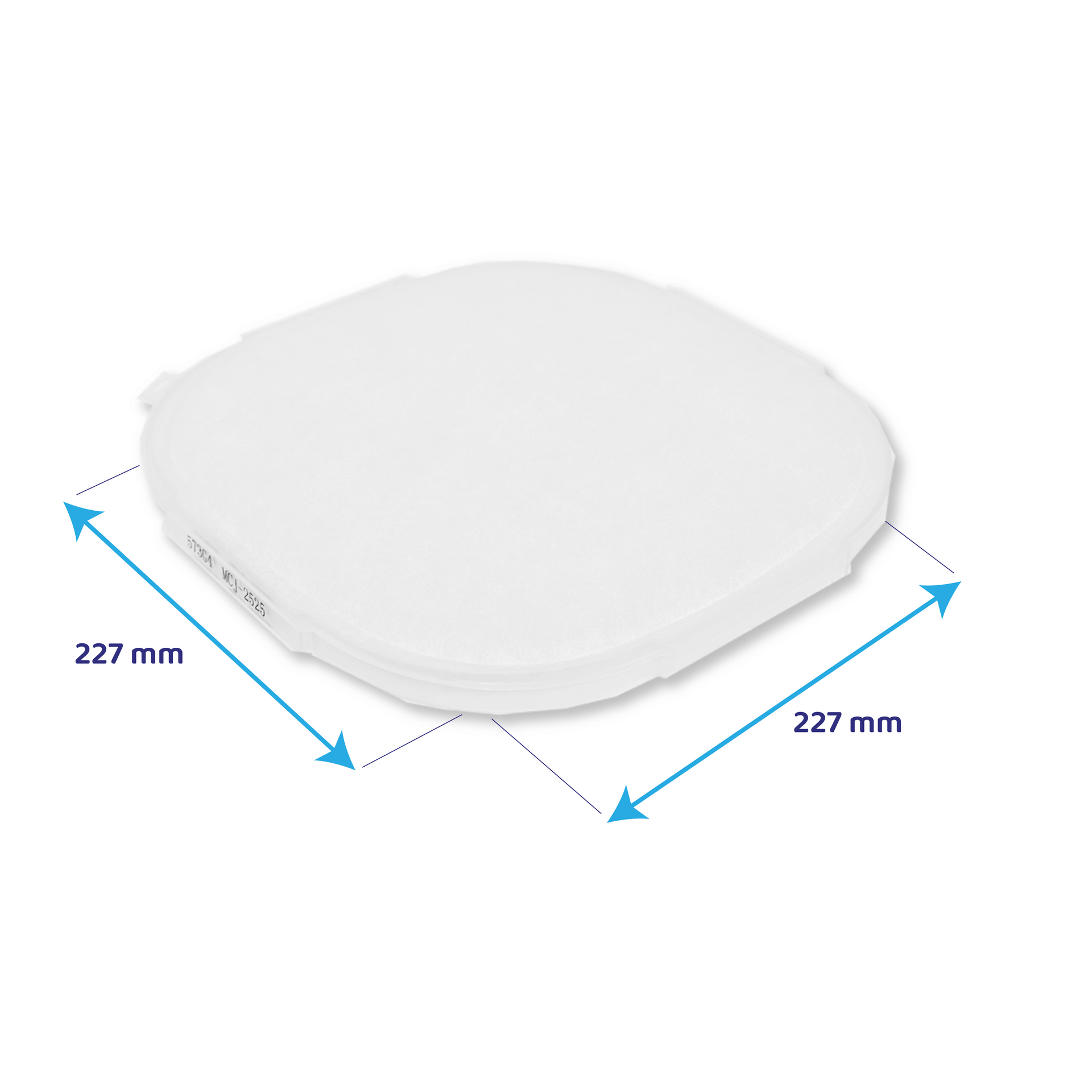 Stoffilter Ventilator geeignet für Inventer Innenblende Flair 1004-0175 (2St.)