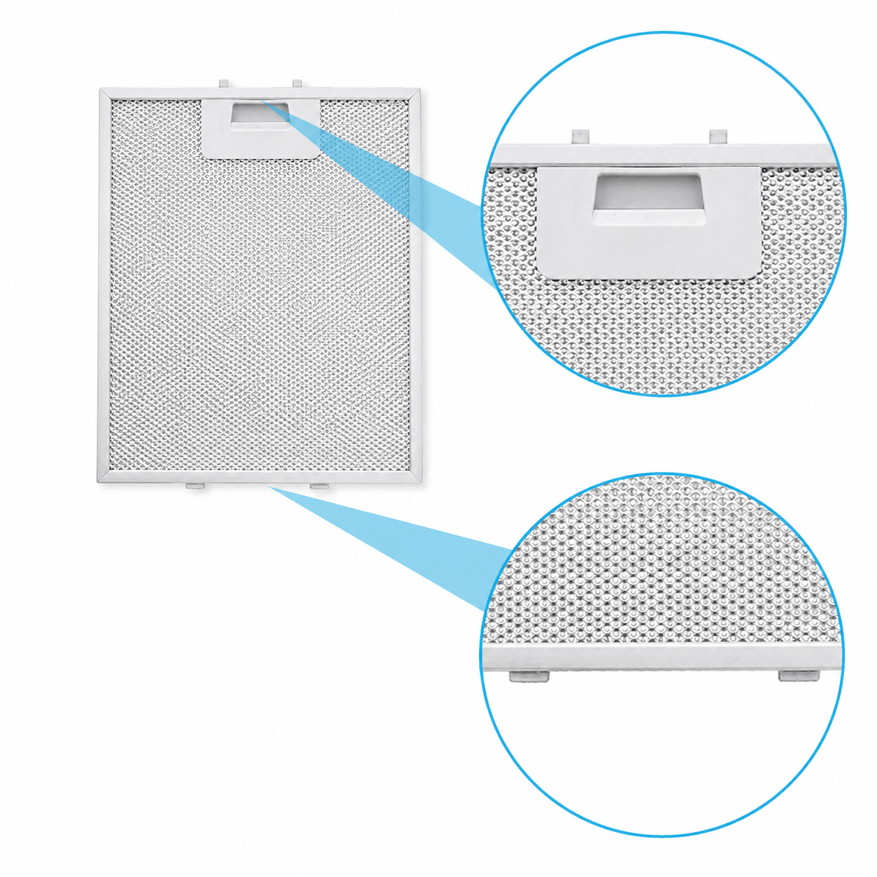 Metall-Fettfilter 276x231mm geeignet für Electrolux 4055101671