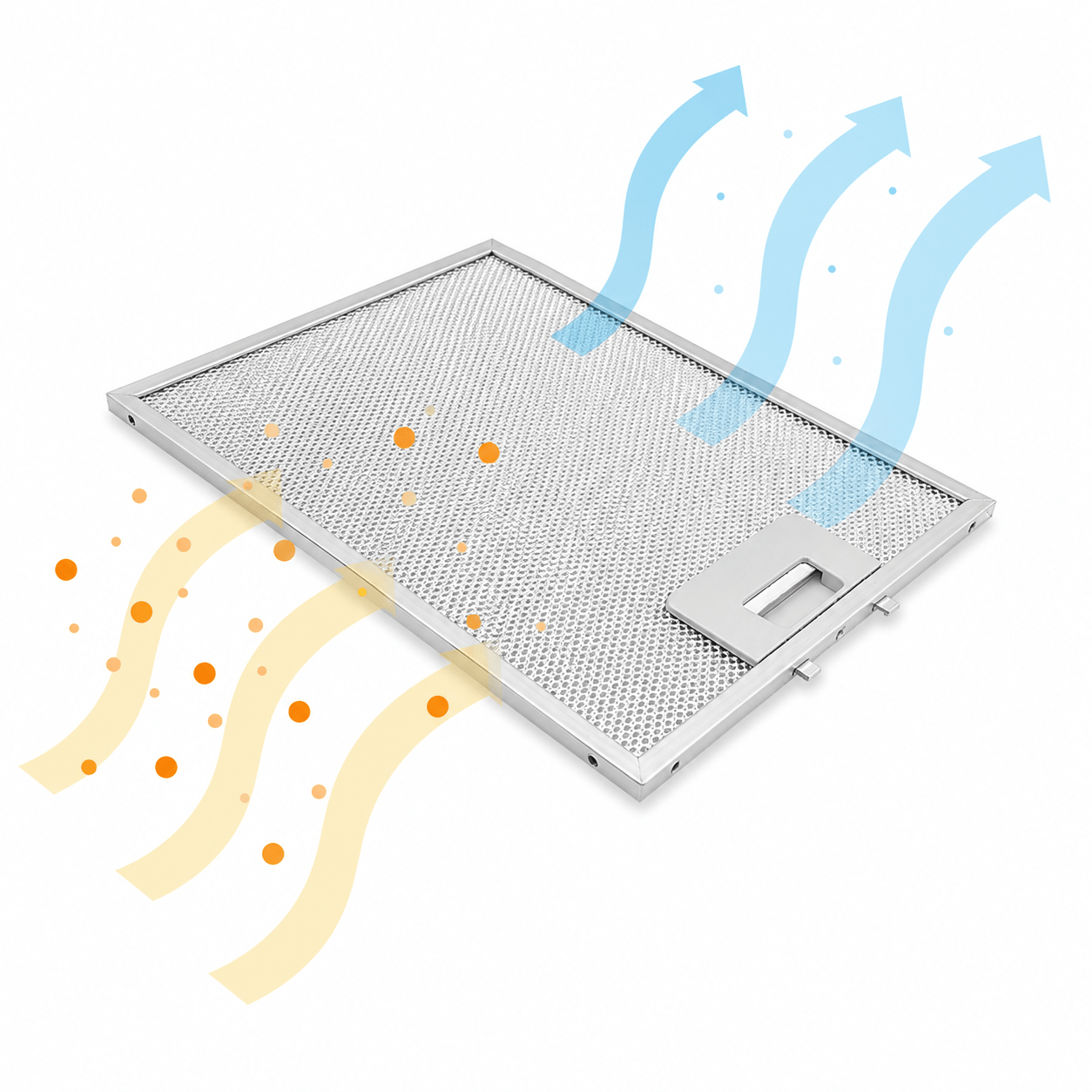 Metall-Fettfilter 276x231mm geeignet für Juno 4055101671