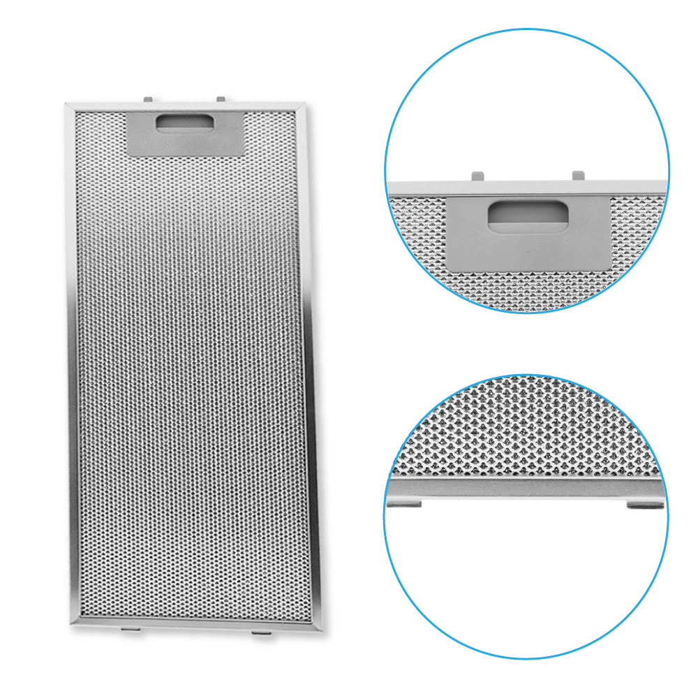 Metall-Fettfilter 445x175mm geeignet für Constructa 352813 / 00352813