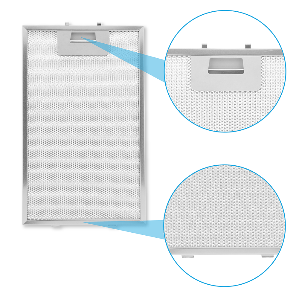 Metall-Fettfilter 325x197mm geeignet für Husqvarna QFC60350X