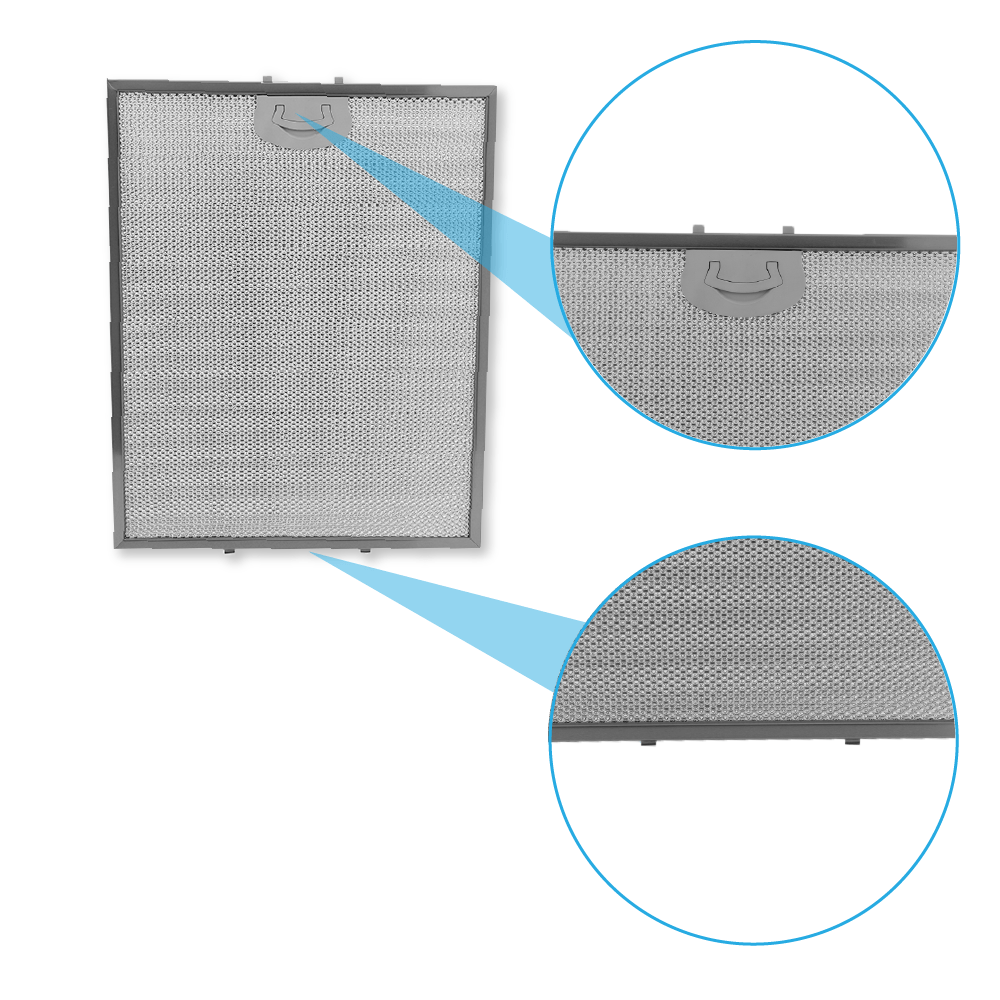 Metall-Fettfilter 352x284mm geeignet für Glem XHD57 / XHD760
